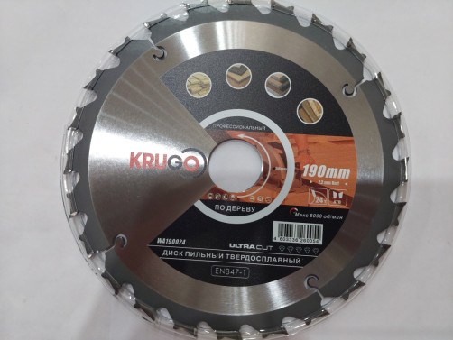 Пильный диск KRUGO 210 x 2.4/1.6 x 36T x 30 мм