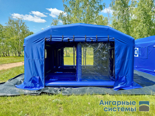 Pneumatic frame modules for sanitation