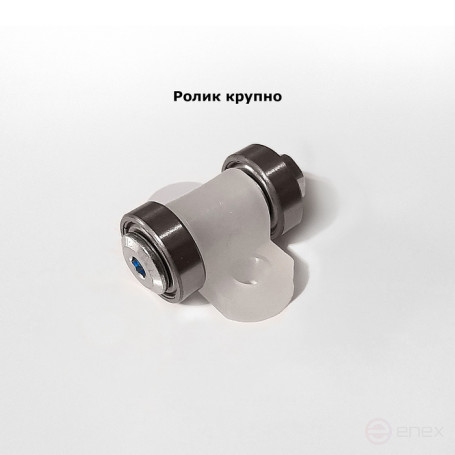 Double bearing support rollers (4 pcs) for linear movement, height 19.5 mm