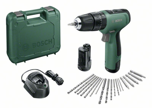 Two-speed cordless impact drill-screwdriver EasyImpact 1200, 06039D3102