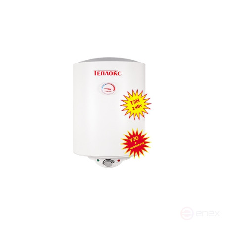 ENV-SLIM-30, Electric water heater, round, TEPLOKS 30 L, RCD included