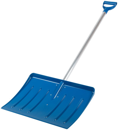 Snow shovel Pro polycarbonate, aluminum handle, large 550x420x1350 mm