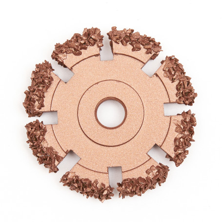 NS05-2116-RF roughened disc, d50x6mm, AH 3/8"-24 thread, 16 Grit