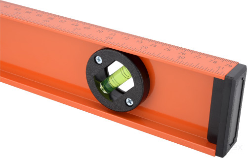 Уровень алюминиевый рельсовый 800 мм (3 глазка, магнитный) BERIL