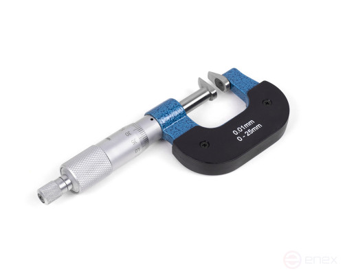 Микрометр зубомерный МЗ - УС - 25 0,01 с усеченными пяткой и винтом ЧИЗ