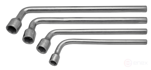 Socket wrench 22 mm, curved