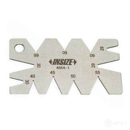 Steel template (to control the sharpening angle)