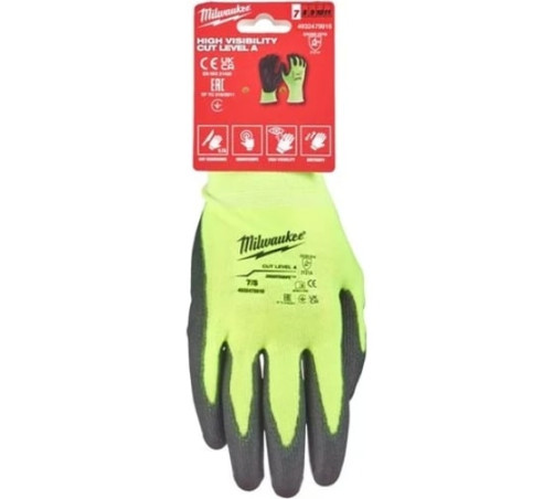 Hi-Vis Cut level protective gloves 1/A, S/7