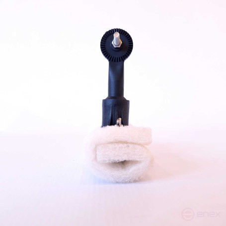 Вставка в угловой адаптер с белым абразивным падом