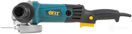 Angle grinder 720 W; 0-10500 rpm; ClC 125 mm; 2.1 kg; long; adjustablerevolutions; used brushes; box.