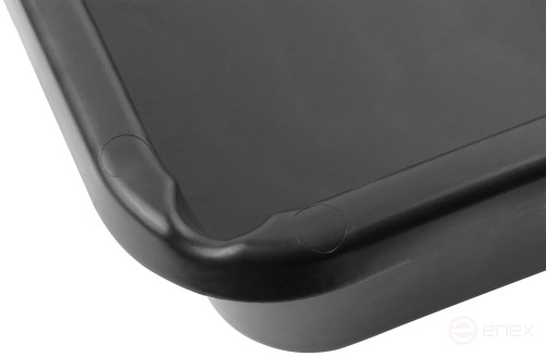 Ванночка для краски черная 510х370 мм, педаль для фиксации, Профи (для краски до 2,5 л)