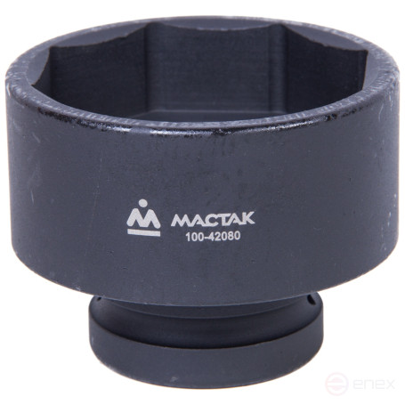Octagonal end head for SCANIA hub nut 1", 80 mm MASTER 100-42080