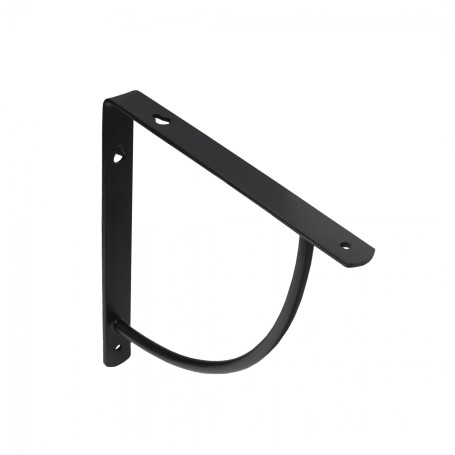 Полкодержатель мет. ORBIT 200*200*20*3, черный AKS