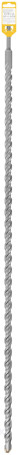 SDS PLUS concrete drill, Profi, W-shaped insert, double spiral, 22 x 1000 mm