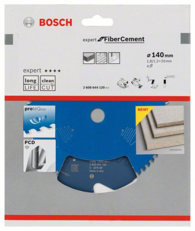Пильный диск Expert for Fibre Cement 140 x 20 x 1,8 mm, 4