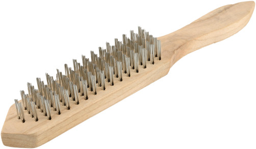 The brush is metallic.6-row (woodenpen) BERIL