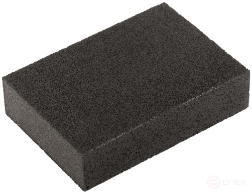 Aluminum oxide grinding sponge, 100x70x25 mm, P 180