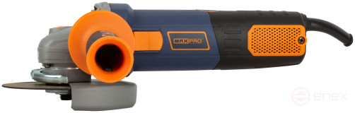 MAX-PRO angle grinder 950 W; 11000 rpm; quick-release casing 125 mm; anti-vibration handle; additional brushes; 2.1 kg; box.