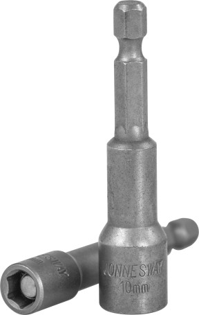 D165MN06M 1/4" DR Hexagon 6 mm Bit Insert with Magnetic Work Surface, 65 mm