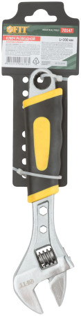 Adjustable wrench "Start", PVC pad on the handle 200 mm (24 mm)