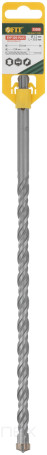 Бур по бетону SDS-PLUS, Профи, крестообразная вставка, двойная спираль, 12 х 310 мм