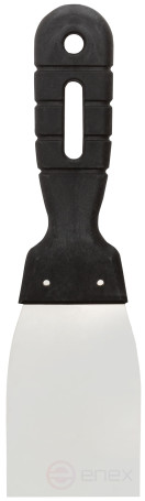 Шпатель 60 мм, нержавеющиая сталь, пластиковая ручка