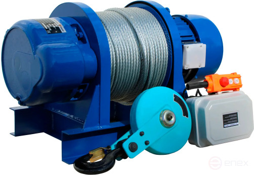 Electric traction stationary winch Shtapler KDJ (J) 3000/1500kg 50/100m 380V