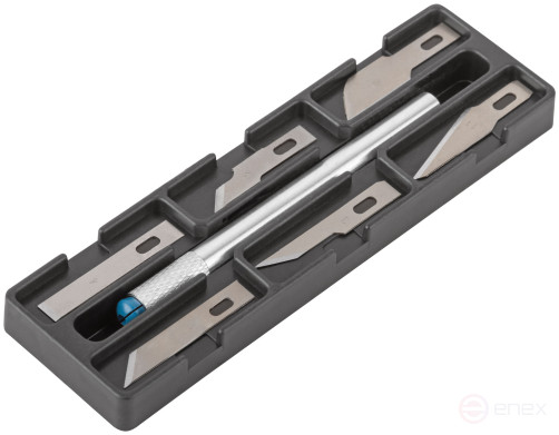 Нож макетный c 6 лезвиями