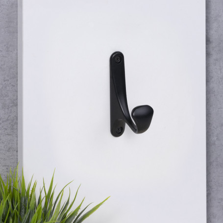 Hook metal one-horn metal DELTA black AKS