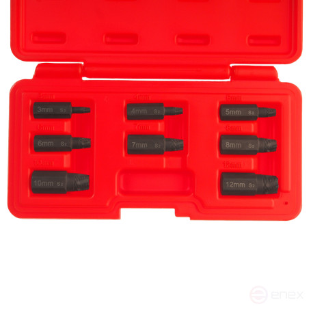 Набор экстракторов 3-12мм 8 предметов в кейсе JTC