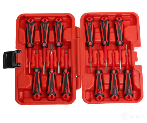 Набор для ремонта электропроводки автомобиля 12 предметов в кейсе JTC