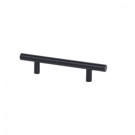 Metal rail handle 128/178 steel matt black AKS