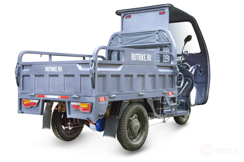 Cargo electric tricycle Rutrike Globe 1500 60V/1000W, grey