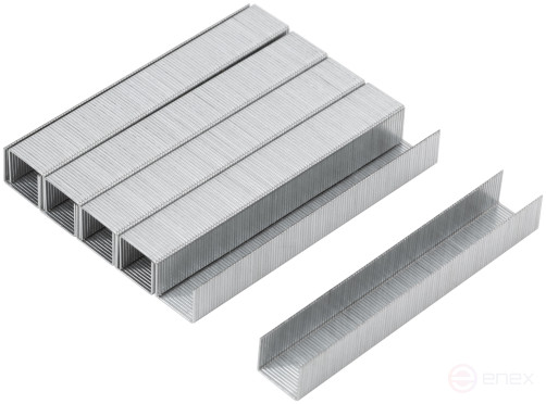 Stapler staples, hardened 11.3 mm x 0.7 mm, (narrow type 53) 10 mm, 1000 pcs.