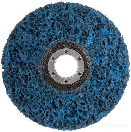 Polymer stripping disc 125 mm, blue, medium hardness