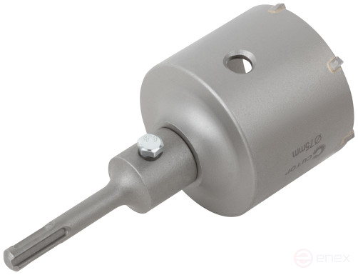 SDS Plus concrete crown, 75 mm, Cutop Profi