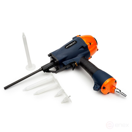 Mounting gun for insulation Hybest BW200 (pneumatic, disc-shaped dowel mushroom IN)