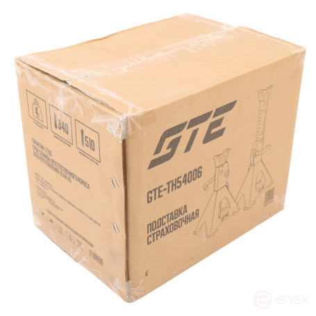 Стойка ремонтная 4т h=340-510мм 2 шт с быстрым подъемом штока GTE