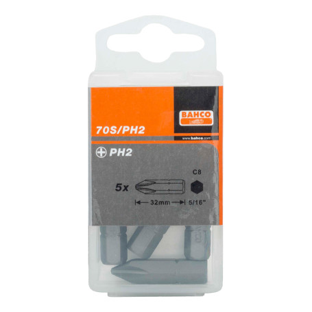 Bits for screws with PHILLIPS PH2, 32 mm