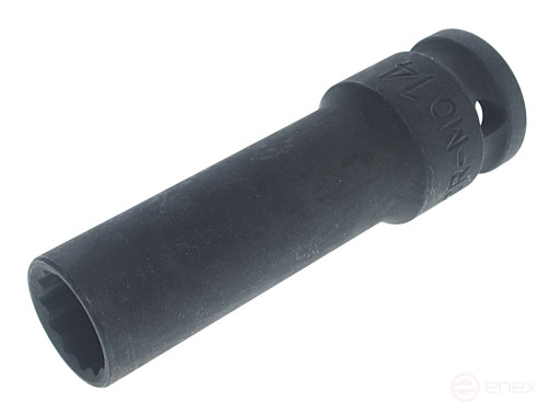 Головка торцевая 1/2" 14мм 12-ти гранная ударная тонкостенная L=82мм JTC