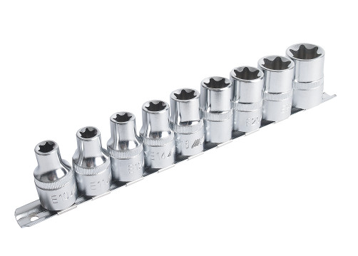 TORX 1/2" E10-E24 9-piece JTC Socket Head Set /1/6/24