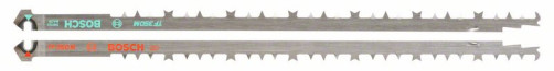 Set of 2 saw blades HCS TF 350 M for wood
