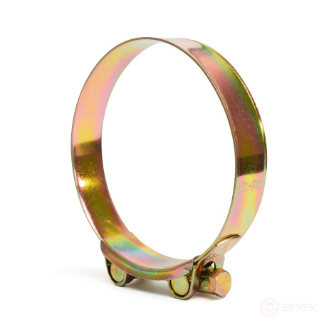 Single-bolt metal power clamp 113-121 mm, 1 piece