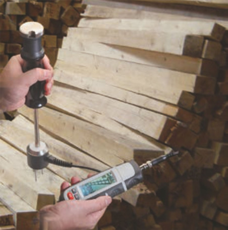 Универсальный влагомер DT-125G CEM Измеритель влажности различных видов древесины, строительных материалов, температуры и влажности воздуха