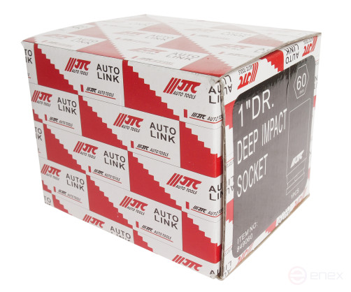 Головка торцевая 1" 60мм ударная глубокая L=105мм JTC