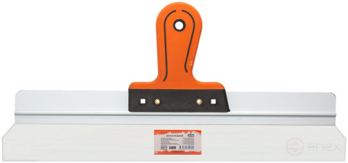 Шпатель фасадный, нержавеющая сталь, 2К-ручка, 450 мм