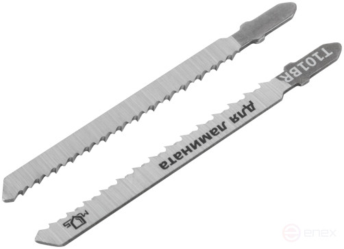 Blades for electric jigsaw, T101BR, wood, HCS, 100 mm, 2 pcs.