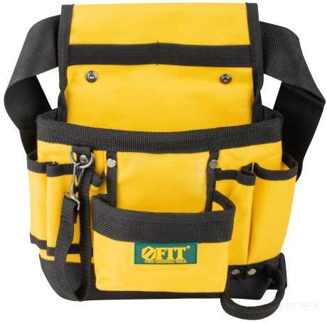 Пояс для инструмента одинарный, полиэстер, 9 отделений, 2 петли для инструмента