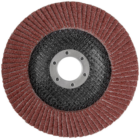 Flat petal end circle 125 mm, P 60