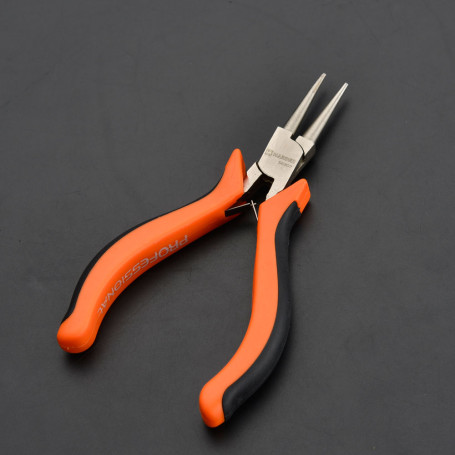 Round pliers for precision work, CRV, 125 mm.// HARDEN